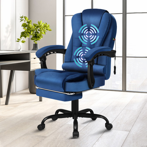 High back discount velvet office chair